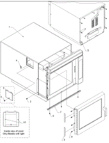06 - Outer Case & Door Removal parts for Menu Master Microwave MM2000C / P1194102M from AppliancePartsPros.com