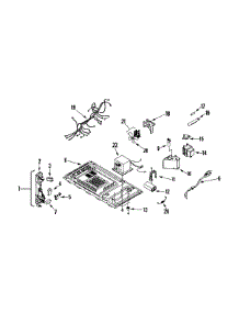 03 - Internal Controls / Latch Asy. / Base parts for Maytag Microwave MMC5080AAS from AppliancePartsPros.com