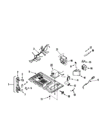 03 - Internal Controls / Latch Asy. / Base parts for Maytag Microwave MMC5193AAS from AppliancePartsPros.com
