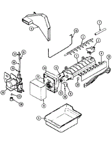04 - Optional Ice Maker Kit (Ice-25) parts for Admiral Refrigerator MMD1700CGE from AppliancePartsPros.com