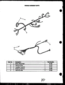 06 - Wiring Harness Parts parts for Amana Microwave MMO219 from AppliancePartsPros.com