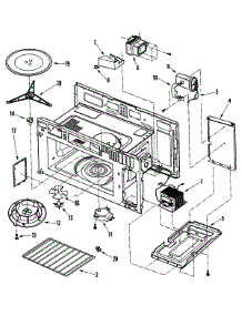 03 - Cavity parts for Maytag Microwave MMV4205AAQ from AppliancePartsPros.com