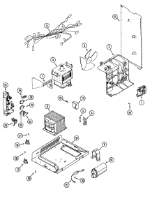 05 - Internal Controls parts for Maytag Microwave MMV5000ADW from AppliancePartsPros.com