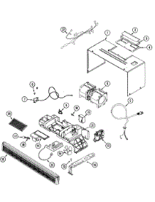 02 - Cabinet & Ventilation parts for Maytag Microwave MMV5000BDC from AppliancePartsPros.com