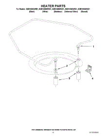 08 - Heater Parts parts for Maytag Dishwasher ADB1400AWD1 from AppliancePartsPros.com