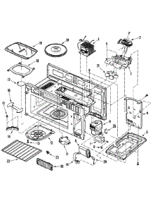 03 - Cavity parts for Maytag Microwave MMV5207ACB from AppliancePartsPros.com