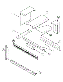 06 - Microwave Trim & Attachments parts for Maytag Oven MMW5530BAB from AppliancePartsPros.com