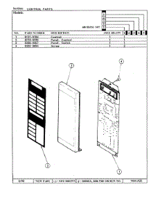 02 - Control Parts parts for Norge Microwave MN15FN-14T from AppliancePartsPros.com