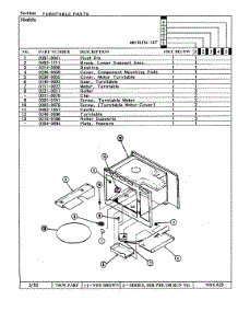 04 - Turntable parts for Norge Microwave MN15FN-14T from AppliancePartsPros.com