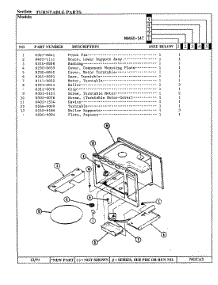 06 - Turntable parts for Norge Microwave MN46G-14T from AppliancePartsPros.com