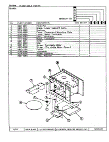 06 - Turntable parts for Norge Microwave MN46GN-14T from AppliancePartsPros.com