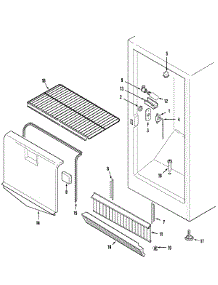 02 - Freezer Compartment parts for Maytag Freezer MQU1556AEW from AppliancePartsPros.com