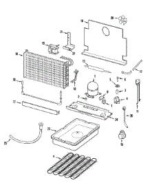 04 - Unit Compartment & System parts for Maytag Freezer MQU1556AEW from AppliancePartsPros.com