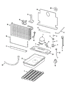 04 - Unit Compartment & System parts for Maytag Freezer MQU2057AEW from AppliancePartsPros.com