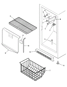 02 - Freezer Compartment parts for Maytag Freezer MQU2057BEW from AppliancePartsPros.com