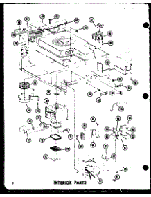 02 - Interior Parts parts for Amana Microwave MR-1W / P7234701M from AppliancePartsPros.com