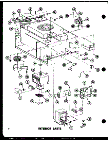 02 - Interior Parts parts for Amana Microwave MR-3 / P7231801M from AppliancePartsPros.com