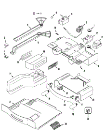 02 - Controls parts for Maytag Refrigerator MSB2354GRW from AppliancePartsPros.com