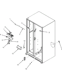 06 - Evap Fan / Crisp Light / Water Filter parts for Maytag Refrigerator MSB2654HEQ from AppliancePartsPros.com