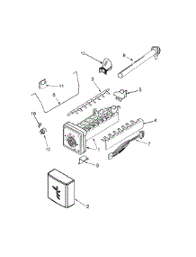 14 - Ice Maker parts for Maytag Refrigerator MSD2351KES from AppliancePartsPros.com