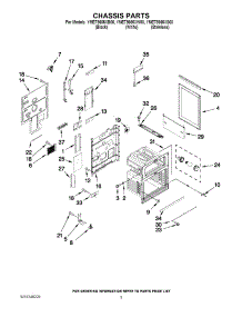 03 - Chassis Parts parts for Maytag Range YMET8665XB00 from AppliancePartsPros.com