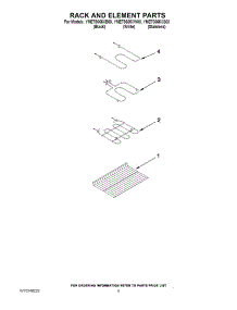 06 - Rack And Element Parts parts for Maytag Range YMET8665XW00 from AppliancePartsPros.com