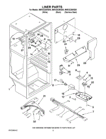 03 - Liner Parts parts for Maytag Refrigerator M8RXEGMXW00 from AppliancePartsPros.com