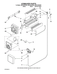 05 - Icemaker Parts parts for Maytag Refrigerator M8RXEGMXS00 from AppliancePartsPros.com