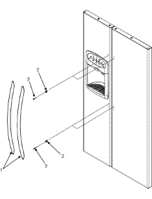 11 - Handles (Msd2650kes) parts for Maytag Refrigerator MSD2650KES from AppliancePartsPros.com