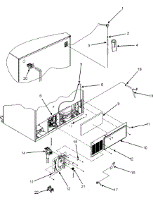 02 - Cabinet Back (Series 50) parts for Maytag Refrigerator MSD2655HEB from AppliancePartsPros.com