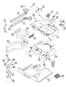 02 - Controls parts for Maytag Refrigerator MSD2656DEW from AppliancePartsPros.com