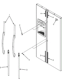 11 - Handles (Msd2656keu) parts for Maytag Refrigerator MSD2656KEU from AppliancePartsPros.com