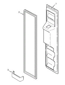 05 - Freezer Inner Door (Msd2732grq / W) parts for Maytag Refrigerator MSD2732GRW from AppliancePartsPros.com