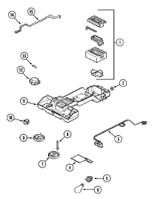 02 - Controls parts for Maytag Refrigerator MTB1553ARA from AppliancePartsPros.com
