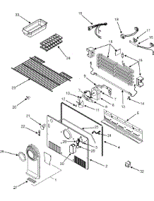 03 - Freezer Compartment parts for Maytag Refrigerator MTB1895AEW from AppliancePartsPros.com