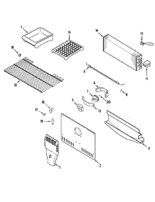 03 - Freezer Compartment parts for Maytag Refrigerator MTB1953HEW from AppliancePartsPros.com