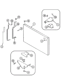 05 - Freezer Outer Door parts for Maytag Refrigerator MTB2153ARA from AppliancePartsPros.com