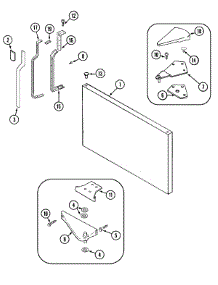05 - Freezer Outer Door (Bisque) parts for Maytag Refrigerator MTB2156DEQ from AppliancePartsPros.com