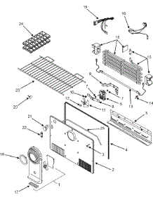 03 - Freezer Compartment parts for Maytag Refrigerator MTB2191ARQ from AppliancePartsPros.com