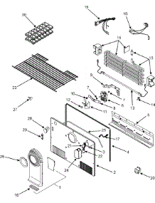 03 - Freezer Compartment parts for Maytag Refrigerator MTB2193ARQ from AppliancePartsPros.com