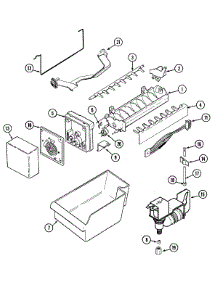 08 - Ice Maker parts for Maytag Refrigerator MTF1943ARW from AppliancePartsPros.com