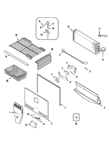05 - Freezer Compartment parts for Maytag Refrigerator MTF1956GEW from AppliancePartsPros.com