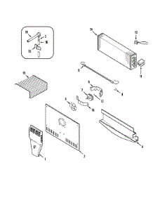 03 - Freezer Compartment parts for Maytag Refrigerator MTF2172HRB from AppliancePartsPros.com