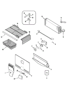 03 - Freezer Compartment parts for Maytag Refrigerator MTF2176HRS from AppliancePartsPros.com