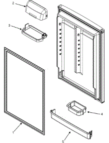 06 - Fresh Food Inner Door parts for Maytag Refrigerator MTF2193ARQ from AppliancePartsPros.com