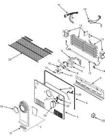 03 - Freezer Compartment parts for Maytag Refrigerator MTF2195AEB from AppliancePartsPros.com