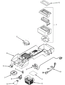 02 - Controls parts for Maytag Refrigerator MTL1502AEW from AppliancePartsPros.com