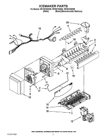 05 - Icemaker Parts parts for Maytag Refrigerator MFI2670XEW0 from AppliancePartsPros.com