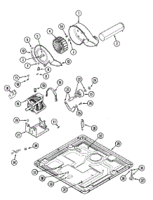 06 - Motor Drive parts for Admiral Dryer MUG15MNAGW from AppliancePartsPros.com