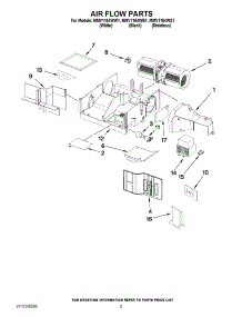 04 - Air Flow Parts parts for Maytag Microwave MMV1164WB1 from AppliancePartsPros.com